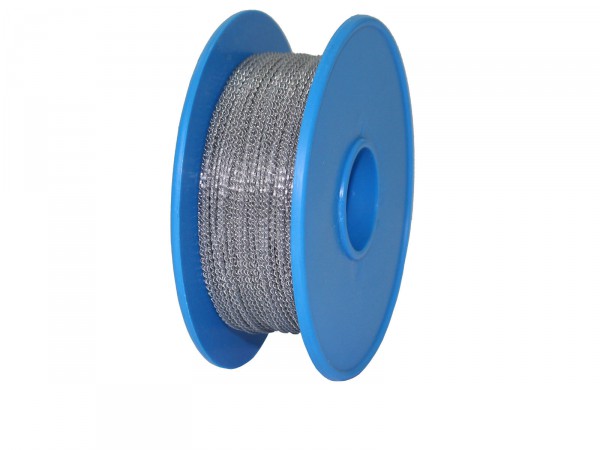 Plombendraht Perlon Nirosta 0,50x0,30mm (Spule à 100m)