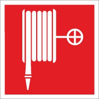 Brandschutzzeichen Löschschlauch nach BGV A8 (F03)