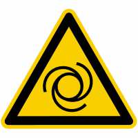 Warnzeichen Warnung vor automatischem Anlauf nach BGV A8 (W25)