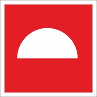 Brandschutzzeichen Mittel und Geräte zur Brandbekämpfung nach BGV A8 (F07)