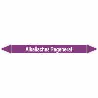 Brady Rohrmarkierer mit Text Alkalisches Regenerat