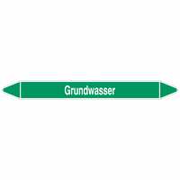 Brady Rohrmarkierer mit Text Grundwasser