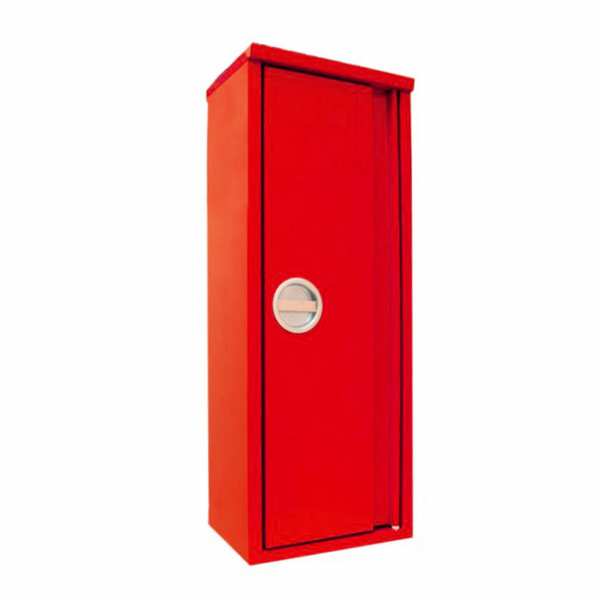 Aufputzschrank für Feuerlöscher mit Metall-Drehgriff