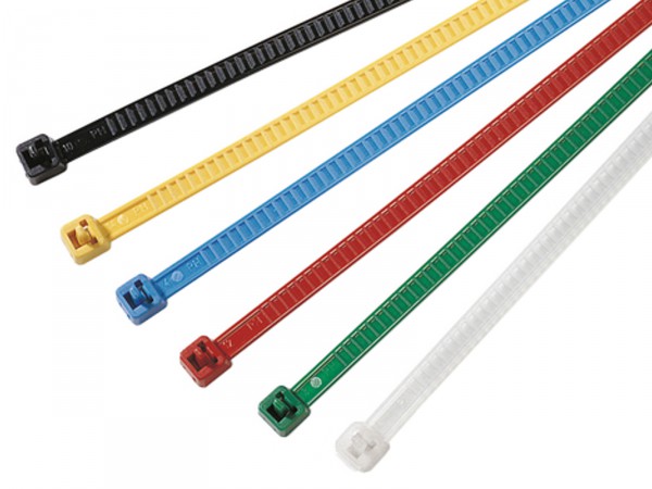 Kabelbinder lösbar 196mm x 4,7mm außenverzahnt