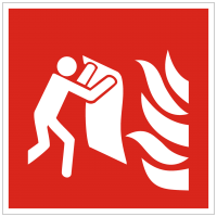 Brandschutzzeichen Feuerlöschdecke nach ISO 7010 (F016)