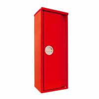 Aufputzschrank für Feuerlöscher mit Metall-Drehgriff