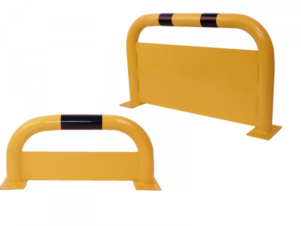 Rammschutzbügel aus Stahl mit Unterfahrschutz