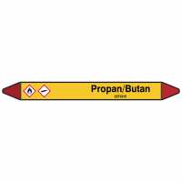Brady Rohrmarkierer mit Text Propan/Butan - GEFAHR